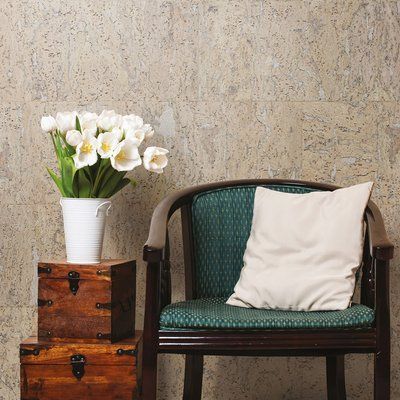 Настенная пробка листовая Wicanders Dekwall Stone Art Platinum TA24001 81000106 фото